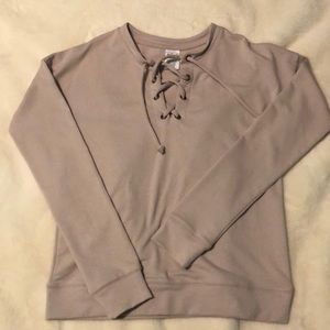 Tillys Lace Up Sweater